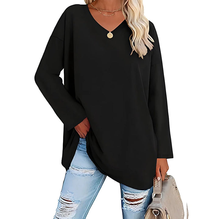 Saoirse | Women's V-Neck Long Sleeve Tunic