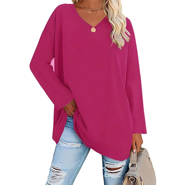 Saoirse | Women's V-Neck Long Sleeve Tunic