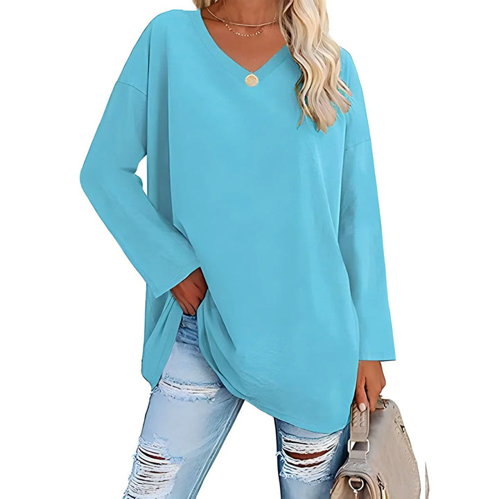 Saoirse | Women's V-Neck Long Sleeve Tunic