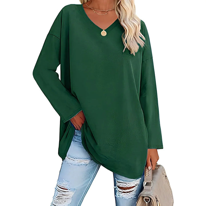 Saoirse | Women's V-Neck Long Sleeve Tunic