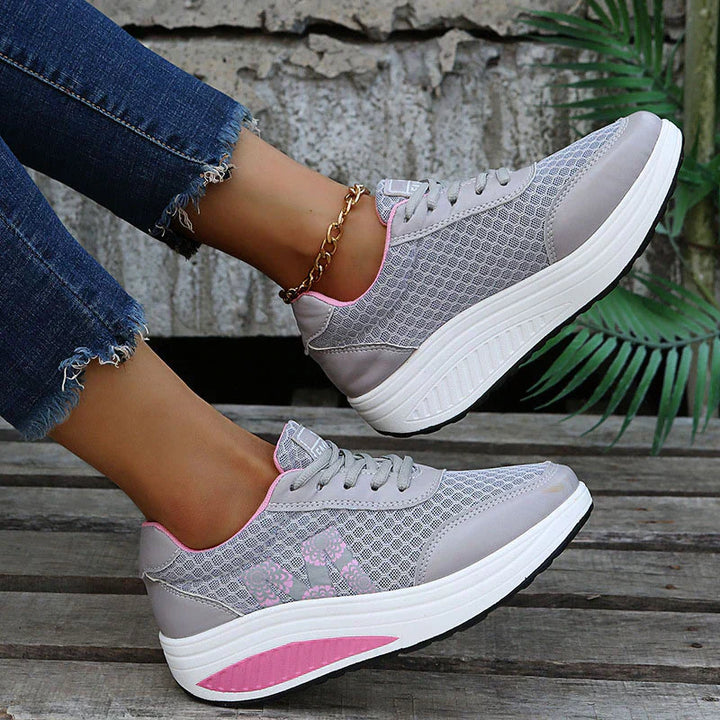 Women's orthopedic corrector walking sneakers suitable for work and casual everyday wear